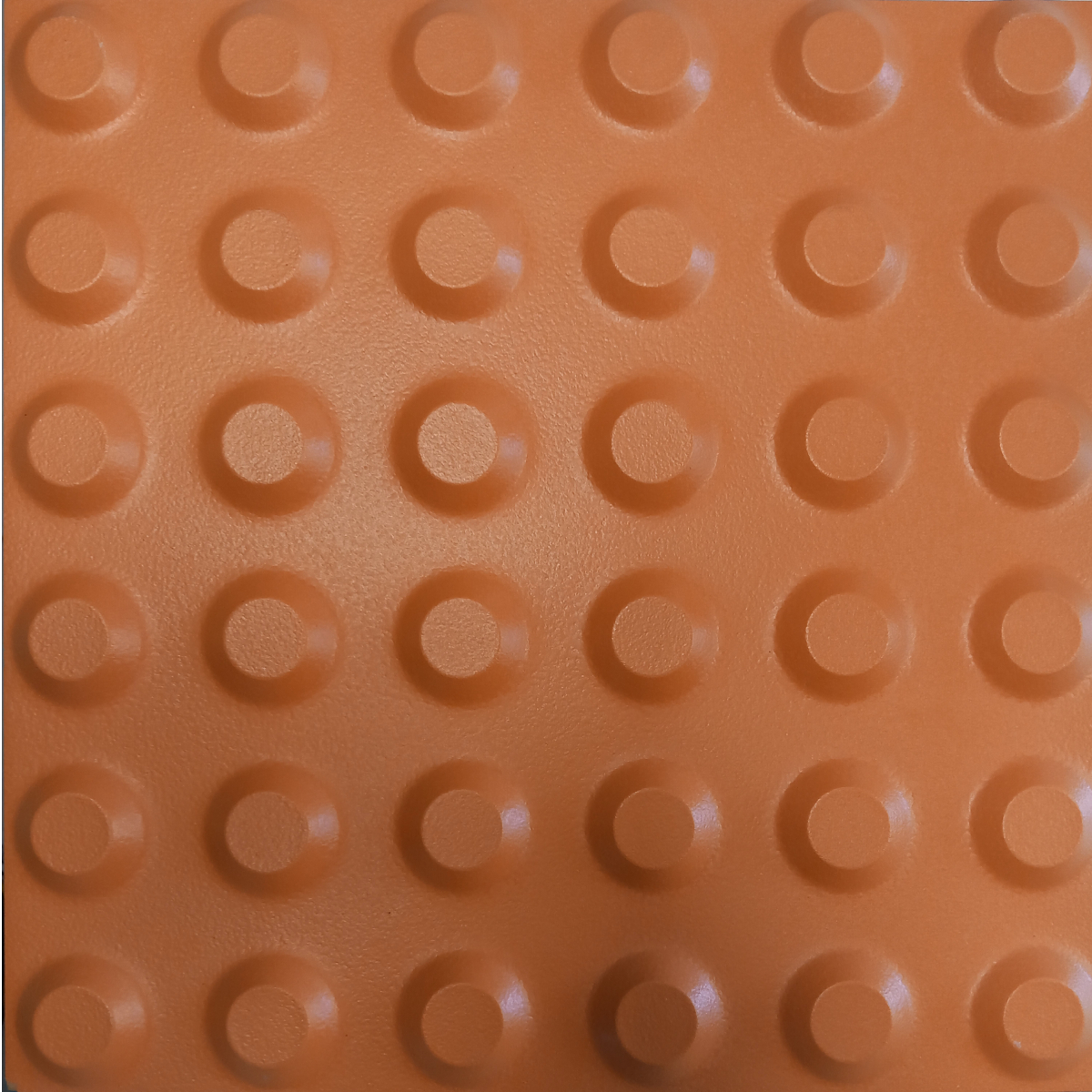punto stop orange natural 30x30