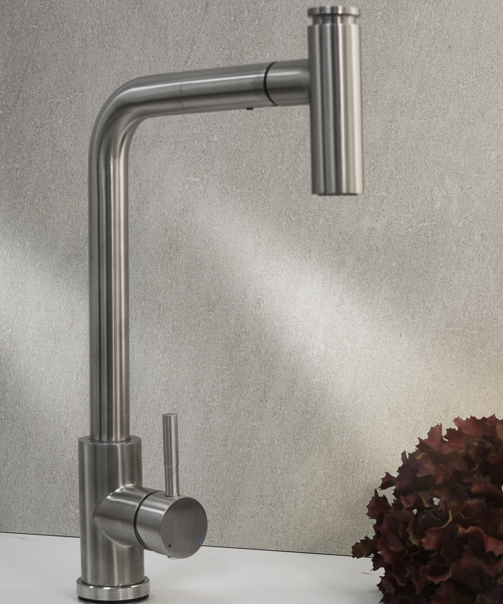 grifo cocina extensible eris inox